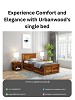  Experience Comfort and Elegance with Urbanwood's single bed