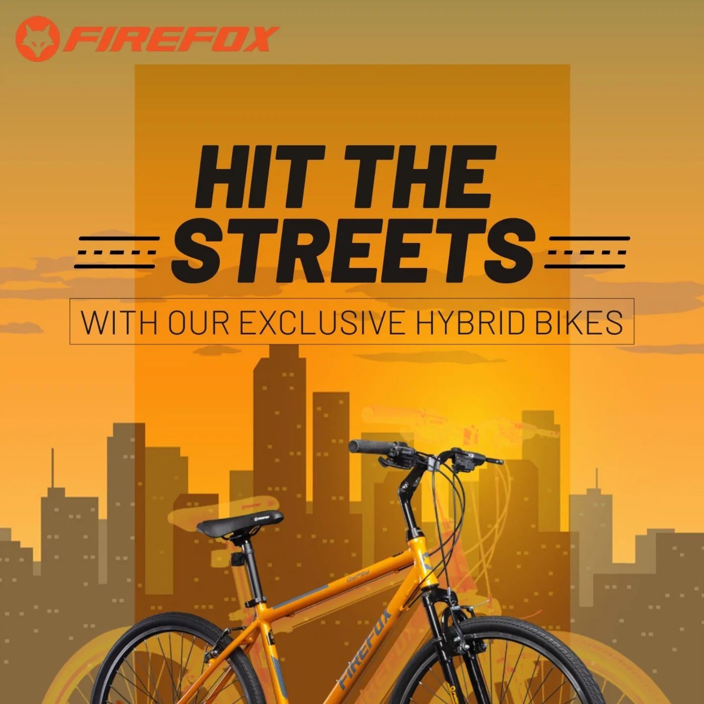 Hybrid bikes with suspension | Firefox Bikes 