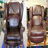 Leather recliner repair