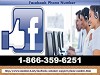 Call At Facebook Phone Number 1-866-359-6251 To Get Instant Fb Result