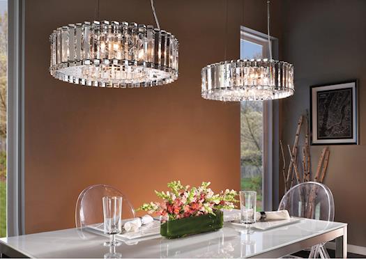 Crystal Chandeliers at Clanrye Lighting Newry Light Shop