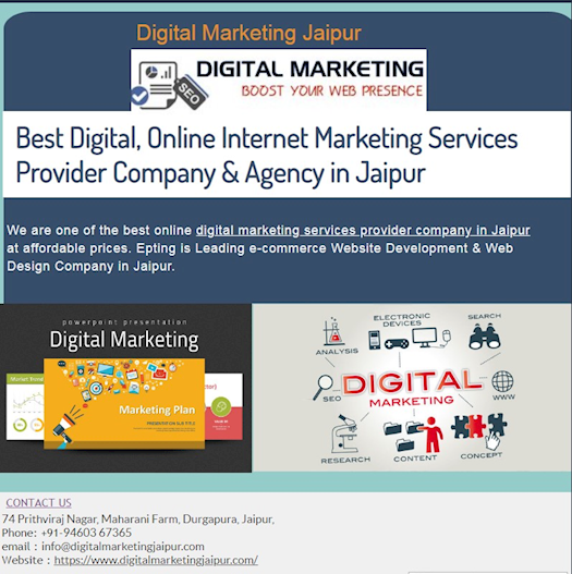 Best Digital, Online Internet Marketing Services Provider Company & Agency in Jaipur