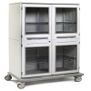Mobile Cabinet w/Clear Doors