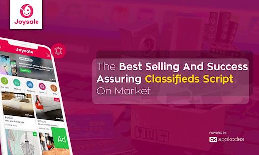 Best Selling and Success Assuring Classifieds Script Joysale  