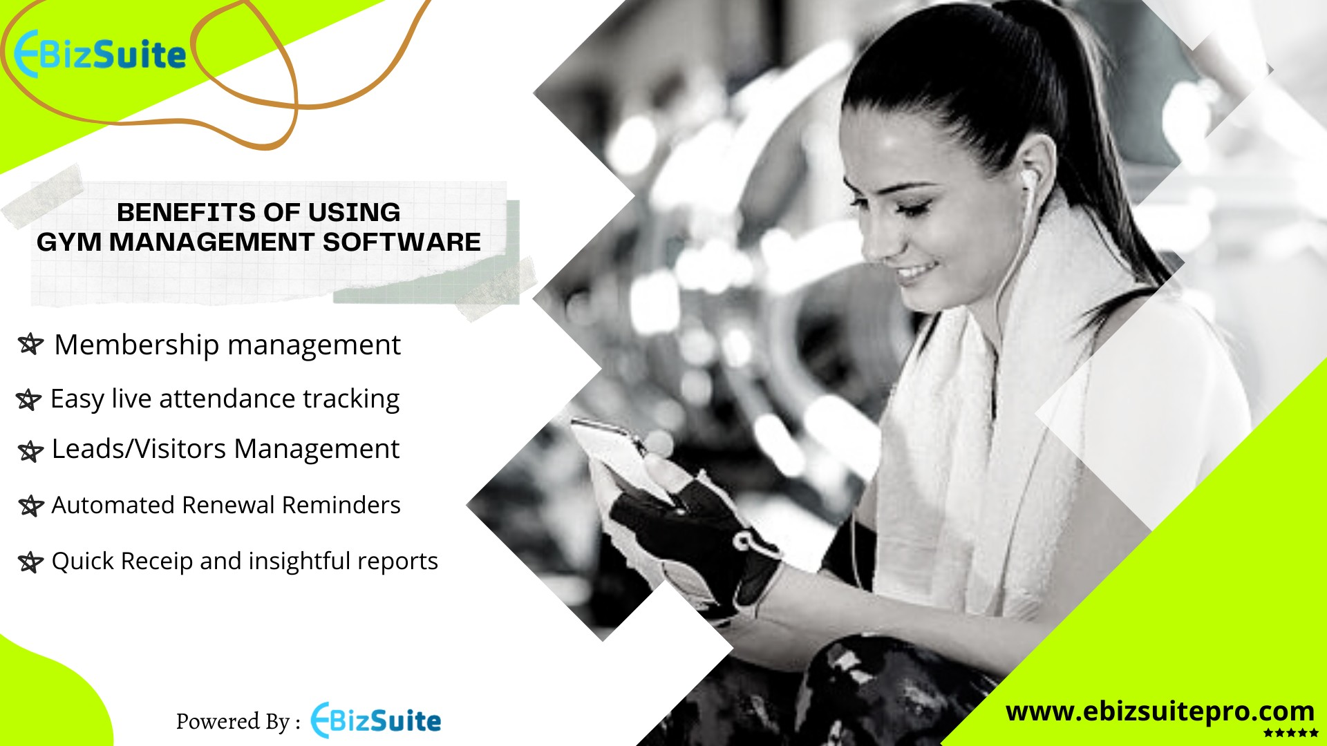 eBizSuitepro fitness management software india 