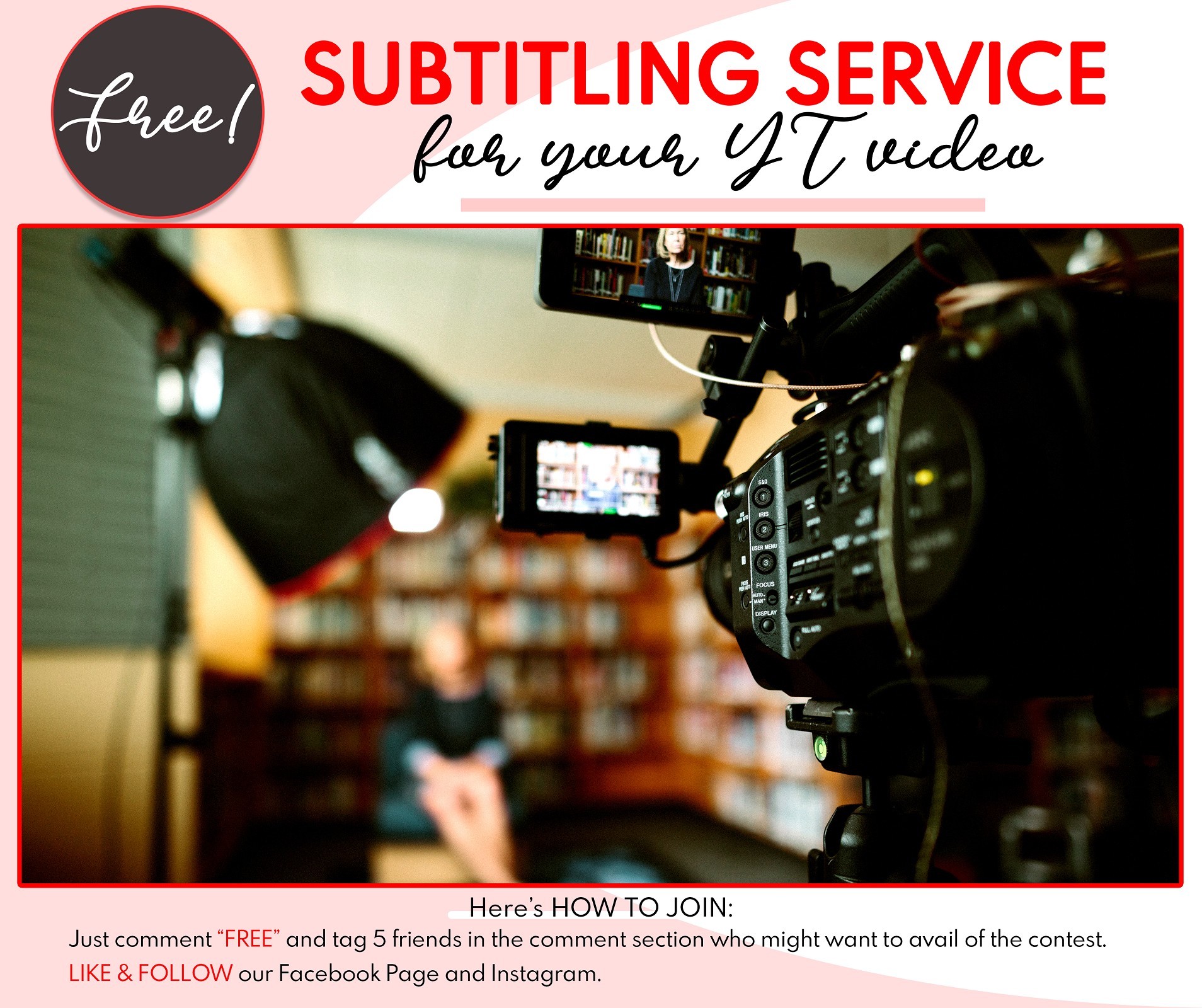 Free Captioning Services