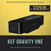 KEF Gravity One Porsche Design Portable Bluetooth Speaker