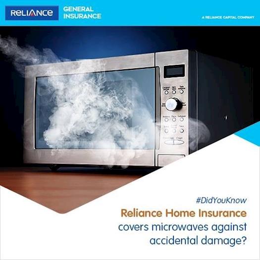 Did You Know your Microwave is Covered? - Reliance General Insurance