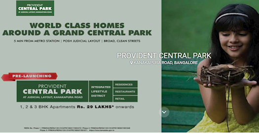 Provident Central Park in Kanakapura Road - Provident developer