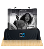 Promotional Curved Tabletop Display for Trade Show            