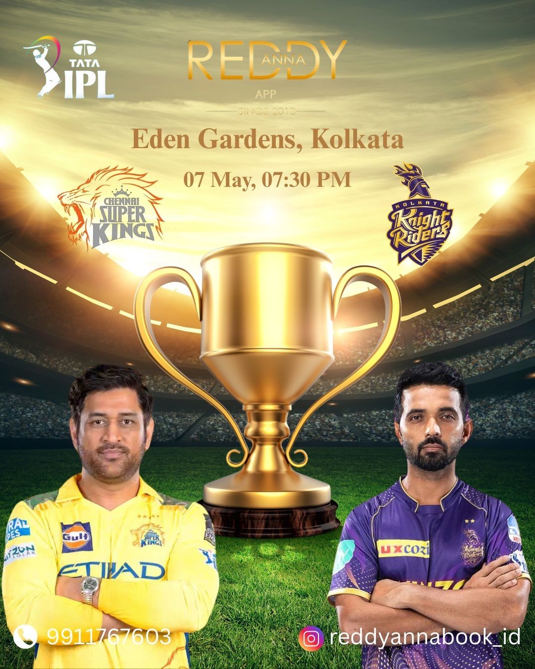 Join Reddy Anna Login Online Exchange for Exclusive Insights on KKR vs CSK Clash!