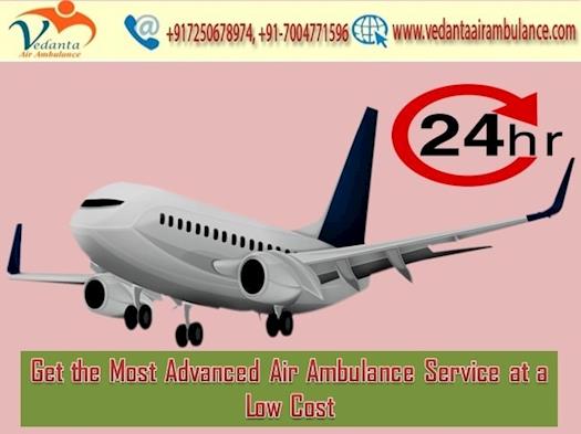 Get Vedanta Air Ambulance in Mumbai at a very Low Cost
