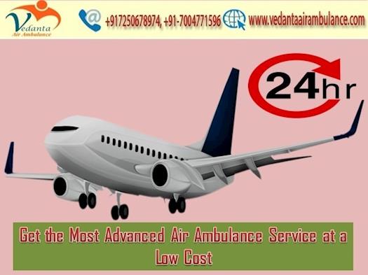 Get Vedanta Air Ambulance in Mumbai at a very Low Cost