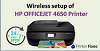 How to make Wireless setup of HP OFFICEJET 4650 PRINTER?
