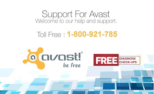 Avast Customer helpline number 1-800-921-785