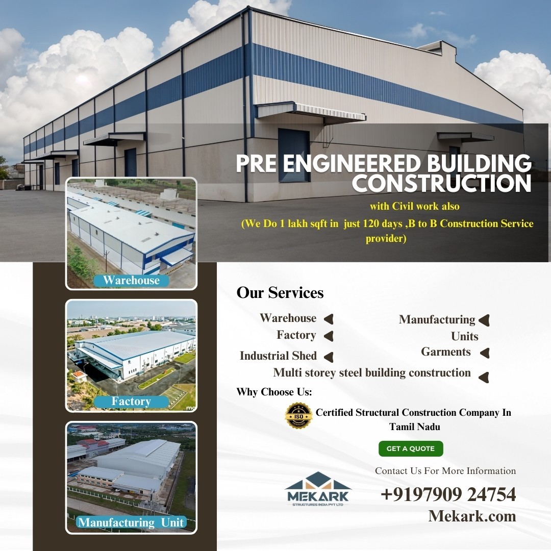 Pre-engineered Building Manufacturer - Mekark