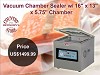 Vacuum Chamber Sealer w/ 16'' x 13'' x 5.75'' Chamber