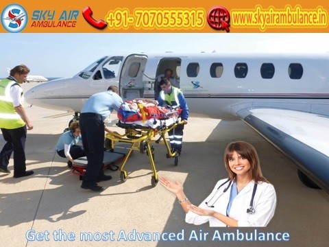 Take Sky Air Ambulance Service in Siliguri with the Healthcare Expert