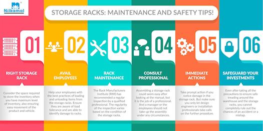 Storage racks: Maintenance and safety tips! 