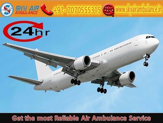 Get Sky Air Ambulance in Kolkata with Experienced MD Doctor