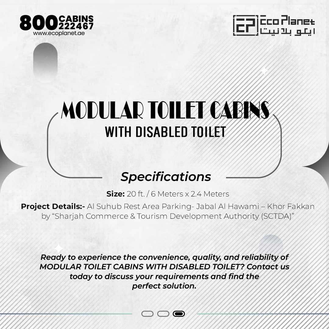 ongoing project, the Security Cabin with Toilet,