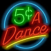 5 Cents A Dance Neon Sign