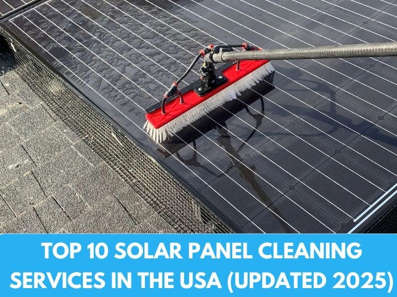 Solar panel cleaning in usa