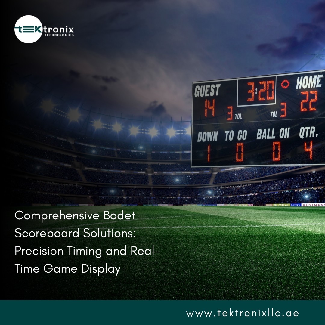Improve Your Game New-Gen Scoreboard Solutions by Tektronix Technologies