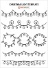 Printable Christmas Light Templates