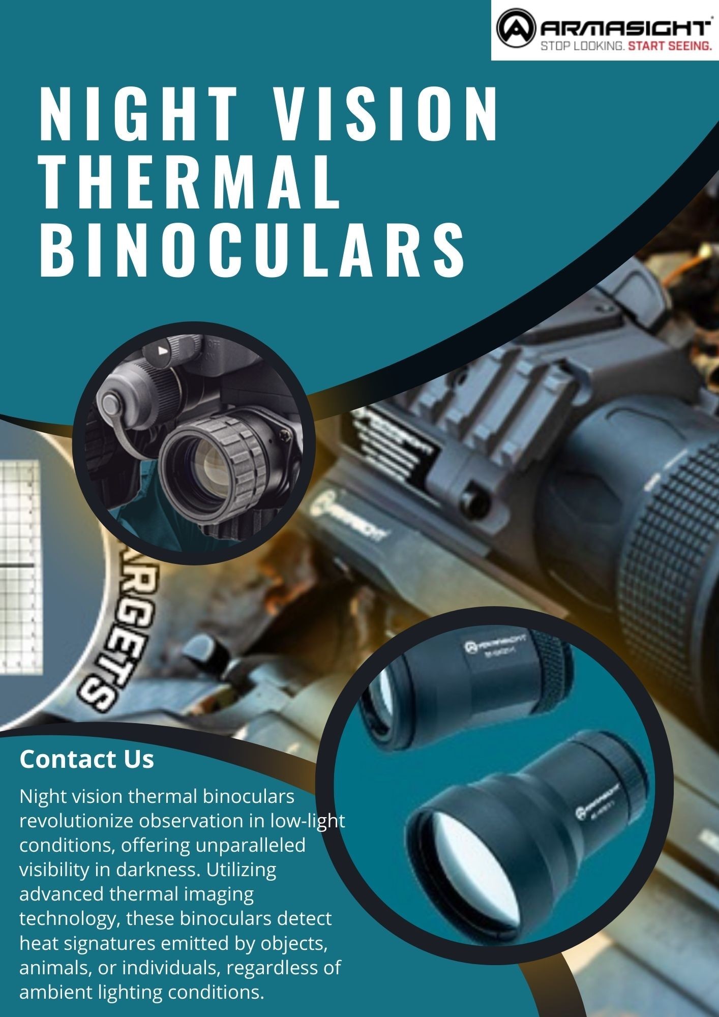 Night Vision Thermal Binoculars