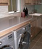 Laundry Room Backsplash and Floor