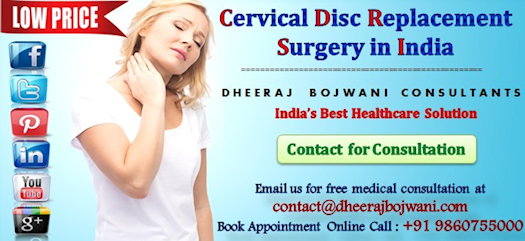 Avail Cervical Disc Replacement Surgery in India with High Success rate to get rid of your pain