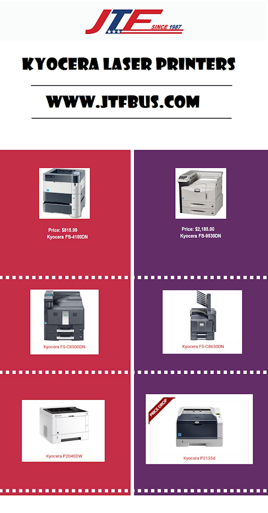 Kyocera Laser Printers on sale | Buy Now