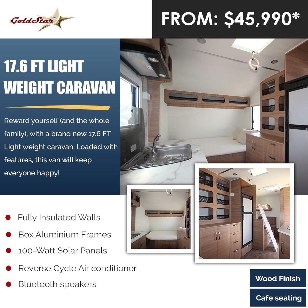  17.6 FT Light-Weight Family Van For Sale | GoldStar RV Adelaide