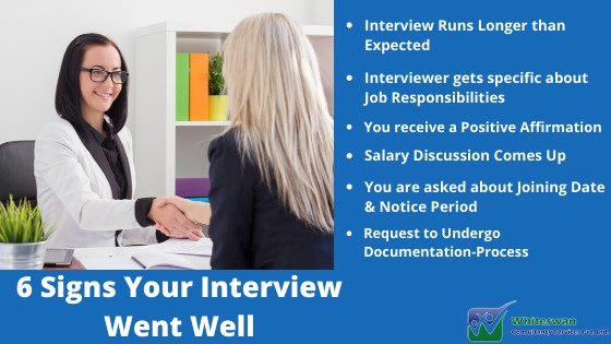  6 Signs Your Interview Went Well