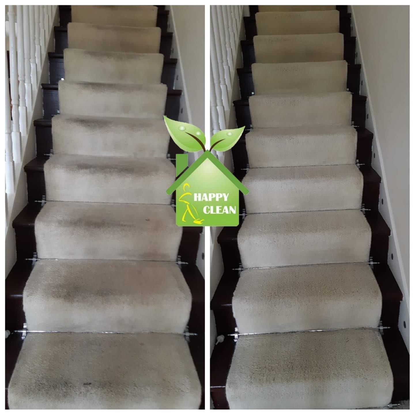 Stairs carpet cleaning