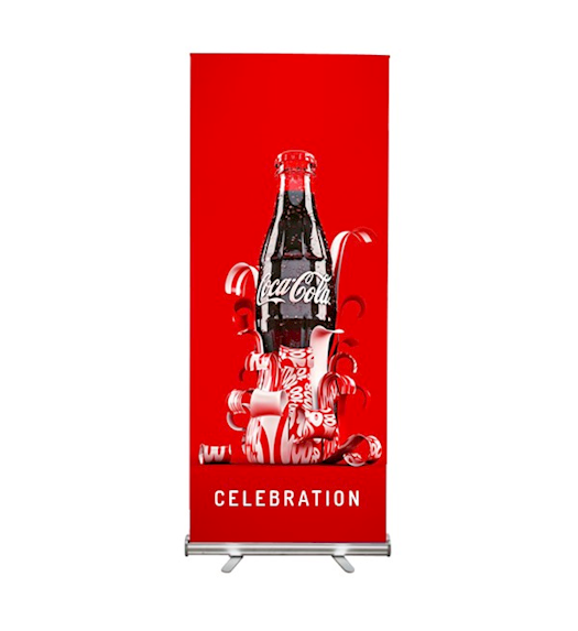 Portable Retractable Banner Stand with Graphics Print