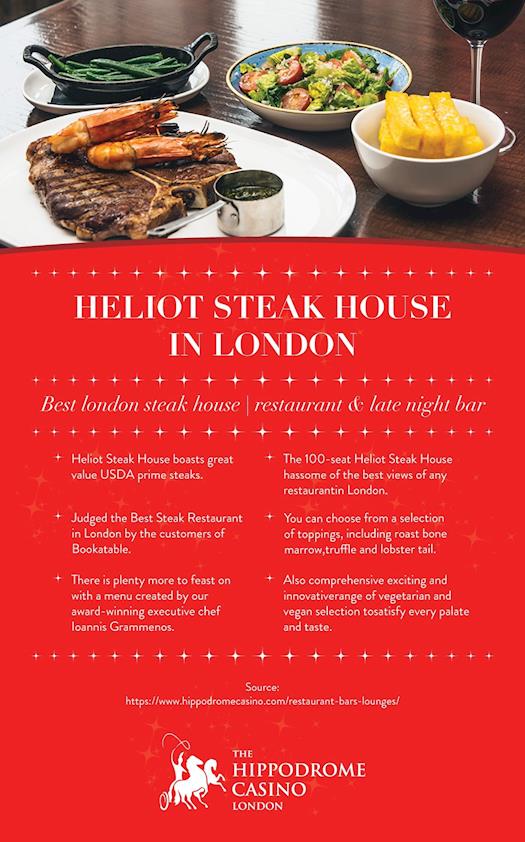 Heliot Steak House in London 