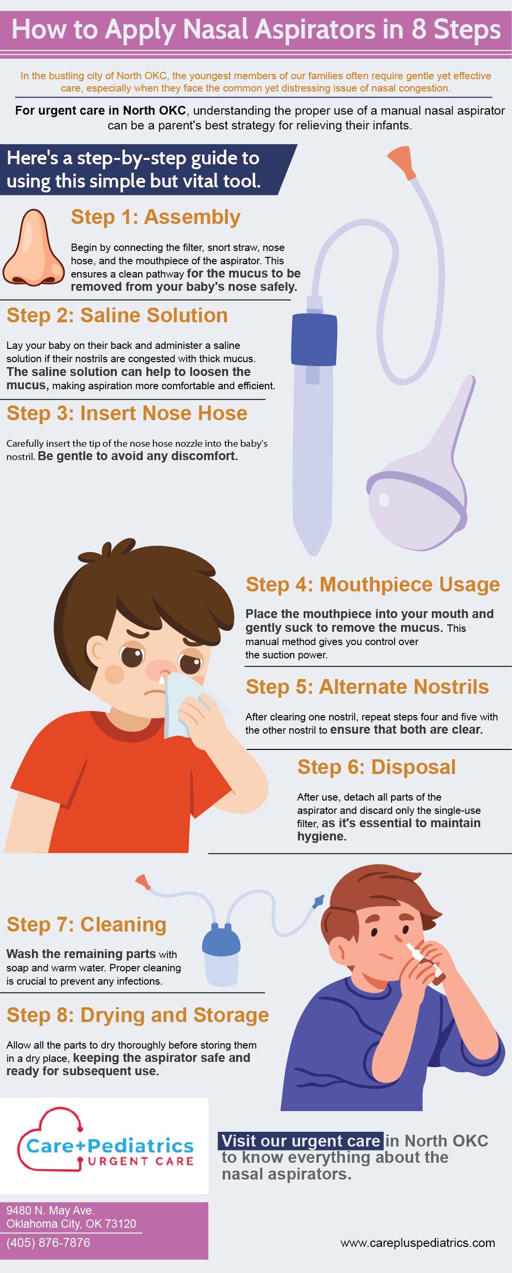 How To Apply Nasal Aspirators In 8 Steps