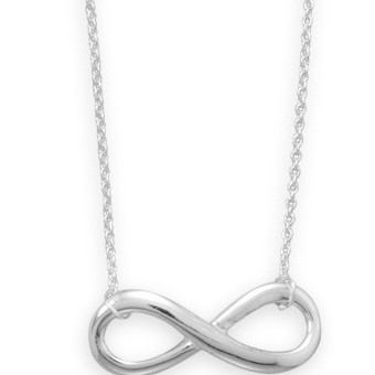 SILVER INFINITY NECKLACE