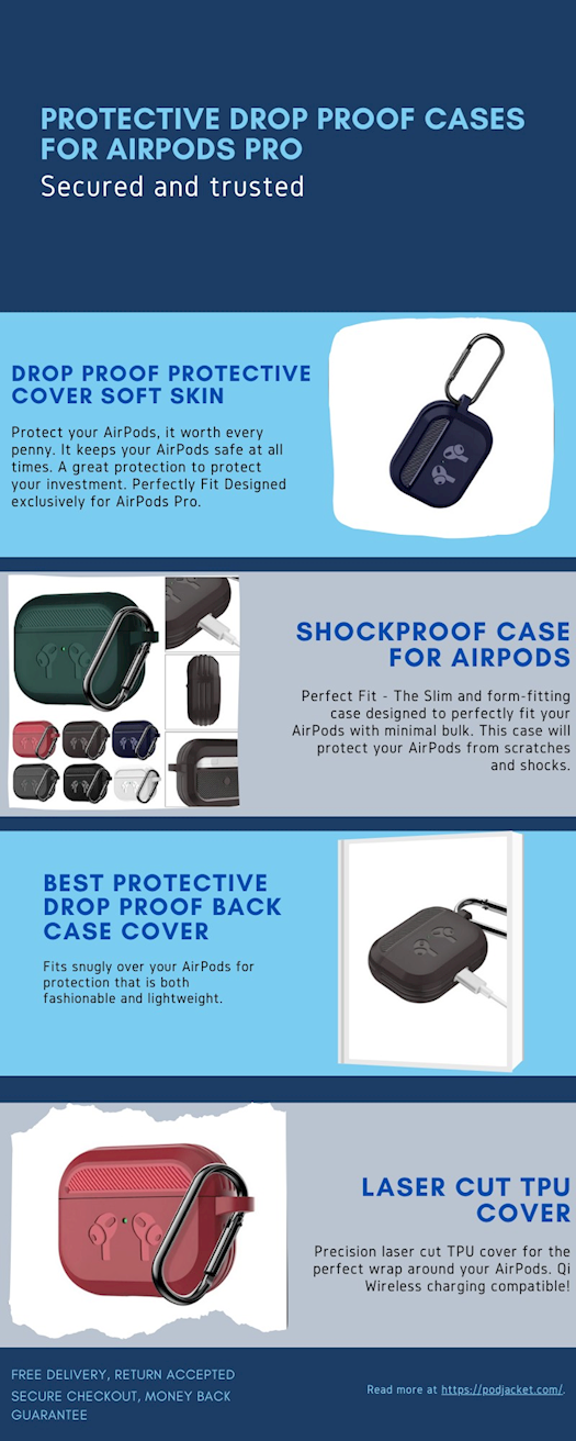 Protect your AirPods Pro with the Drop Proof Cases