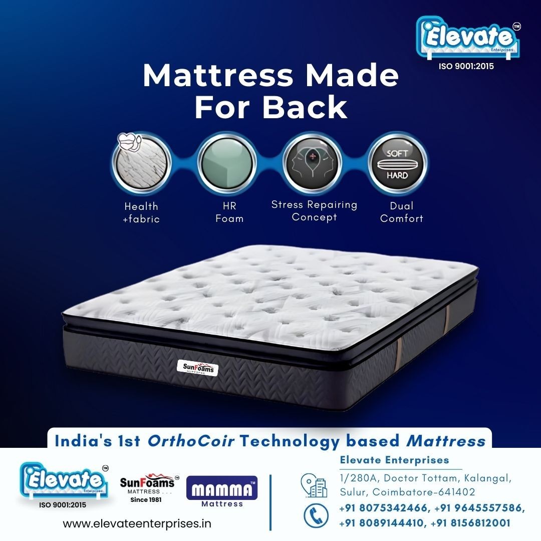 Orthocoir Mattress - Ultimate Comfort & Support | Elevate