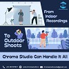 From Indoor recordings to outdoor shoots Chroma Studio can handle it all