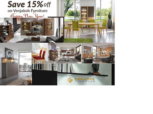 Save 15% OFF on Modern German Venjakob Furniture