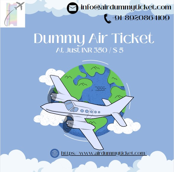 dummy air ticket