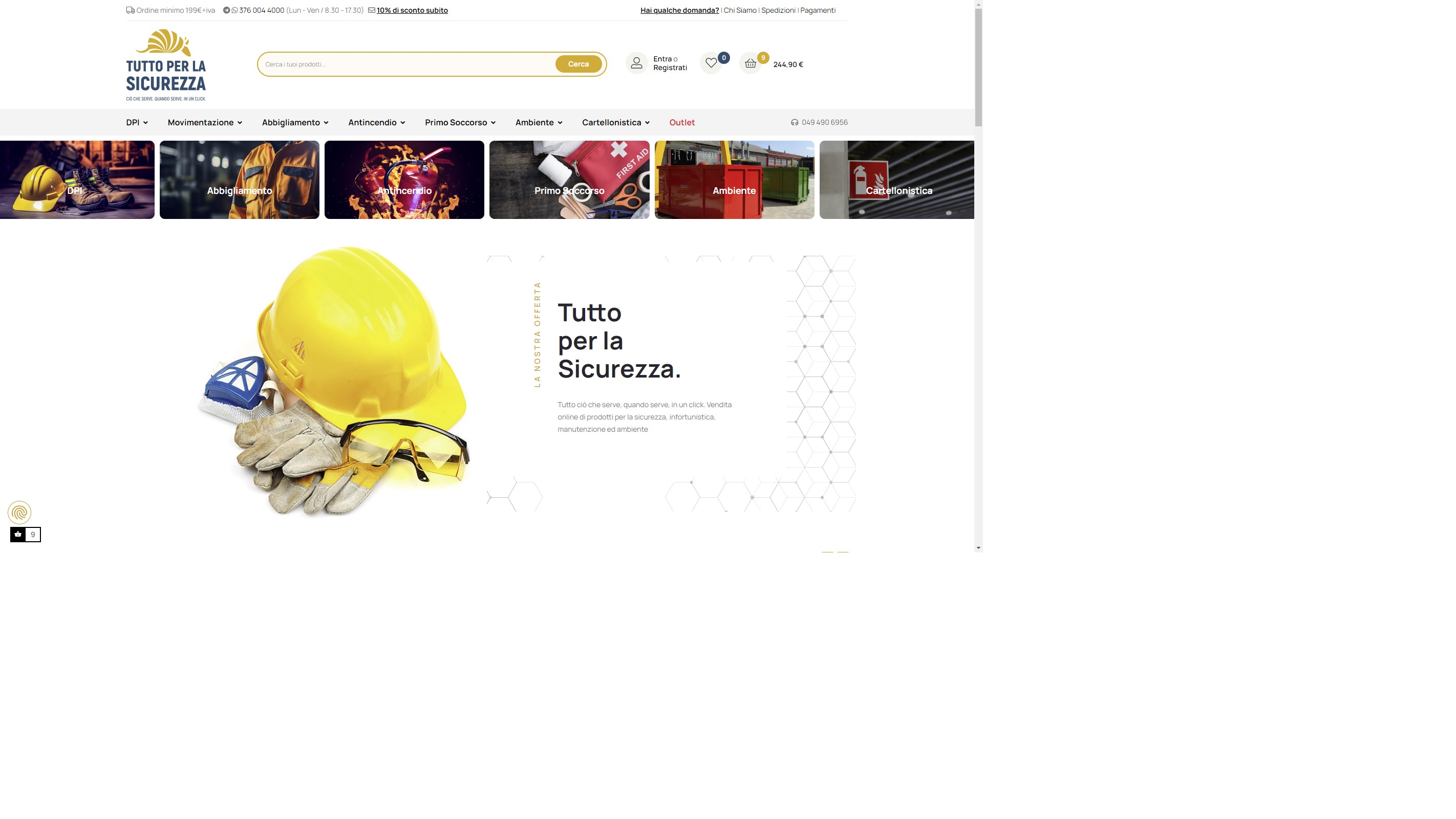 Website - Tutto per la Sicurezza