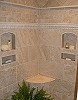 Tiled Shower, Niche and Bench