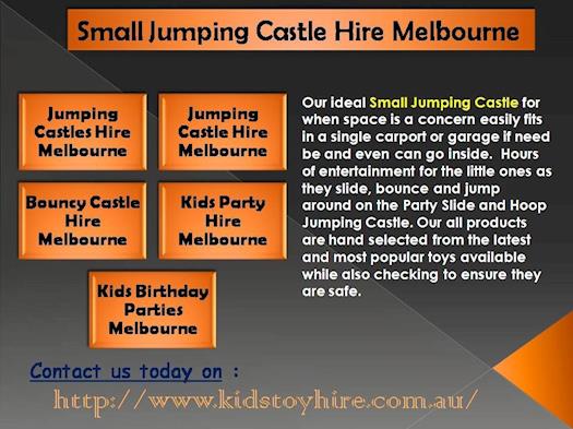 Small Jumping Castle Hire Melbourne