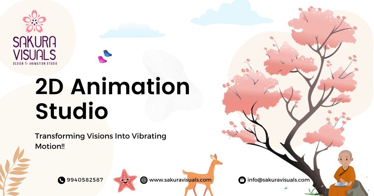 Acquire Your Desired 2D Animations Services With Sakura Visuals