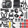 Neewer G1 Ultra HD 4K Action Camera Kit Includes 12MP, 98 ft Underwater Waterproof Camera 170 Degree